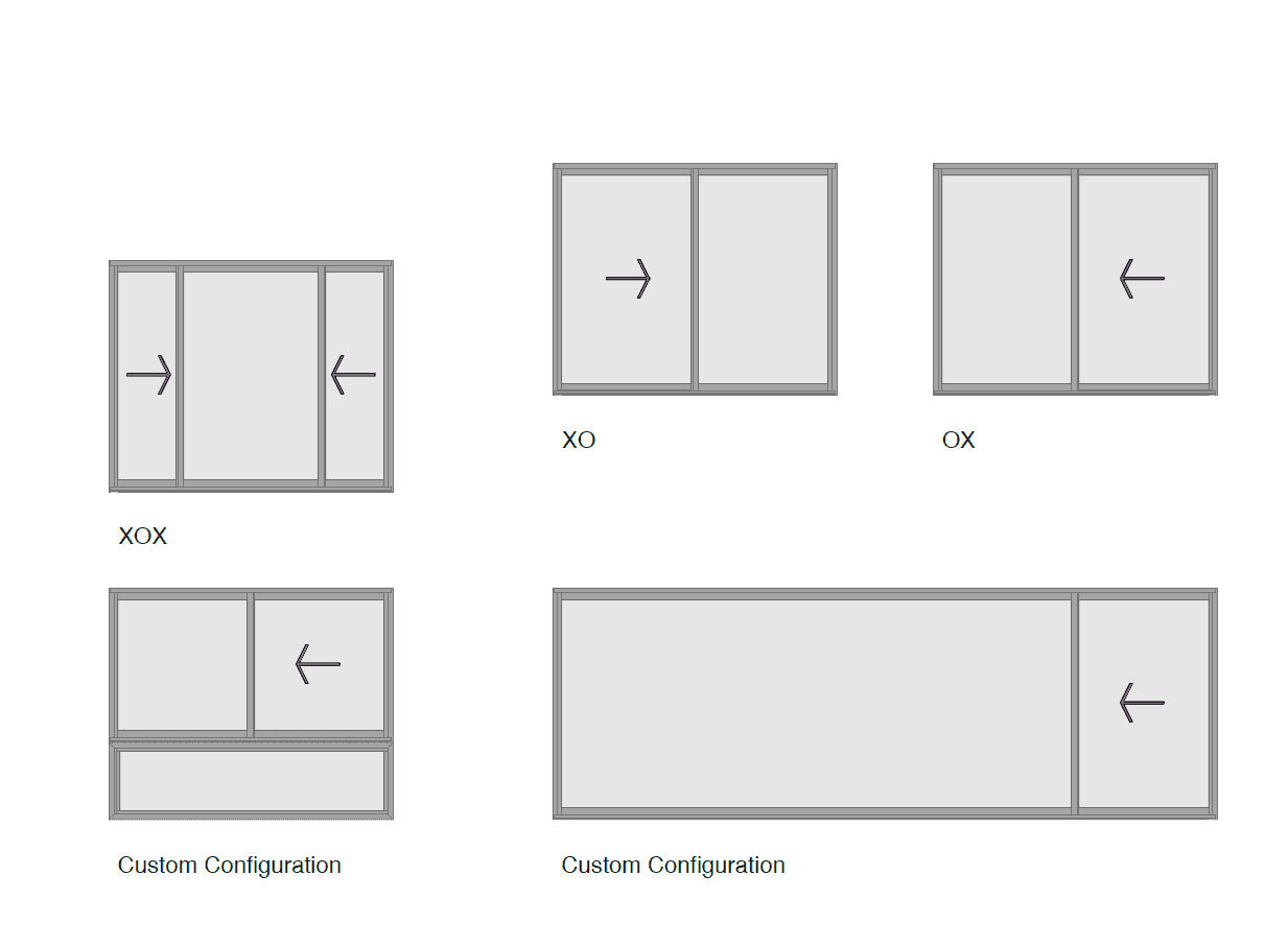 Large Window Configuration Sliding Windows – MONUMENTAL